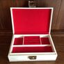 Beautiful Vintage 50s 60s Design Phillip Sweden Double Layer Jewelllery Box Image 2