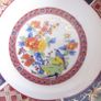 Vintage Japanese Imari Porcelain Bowl and Plate Image 6