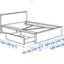 ikea Malm single bed Image 3