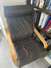 ikea rocking chair leather