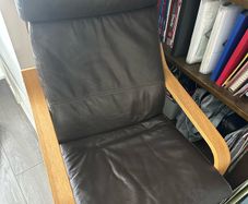 ikea rocking chair leather