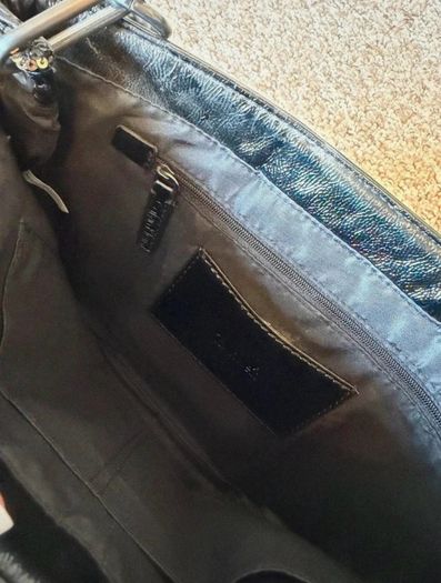Calvin Klein Black and Gold Sequin Shoulder Bag