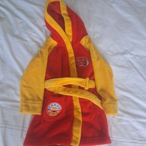 lightning mcqueen dressing gown 3year old