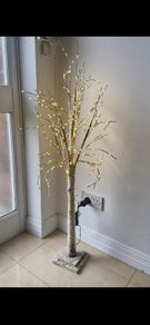 led birch tree