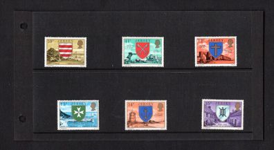 1976 Jersey Definitive Issue of Medium Value Stamps Presentation Pack