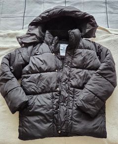 Gap black winter puffer jacket, 130cm