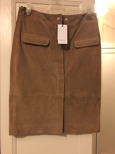 Reiss suede skirt