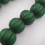 Antique African Green Melon Shape Big Beads Necklace Strand Image 5