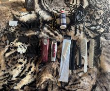 Full professional equipment for barbers