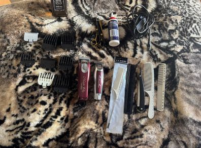 Full professional equipment for barbers