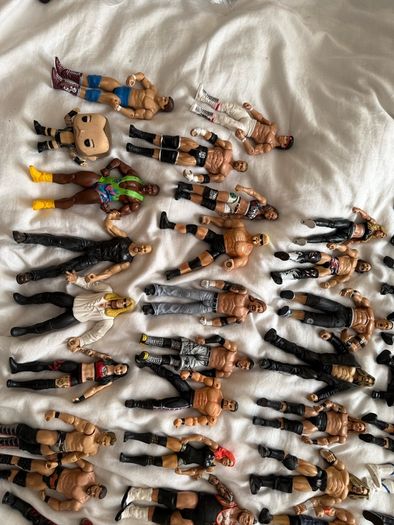wwe 50 wrestlers action figure lot