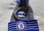 Kids chelsea bobble hat age 5 and baseball cap