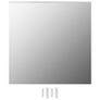 Wall Mirror 50x50 cm Square Glass Image 2
