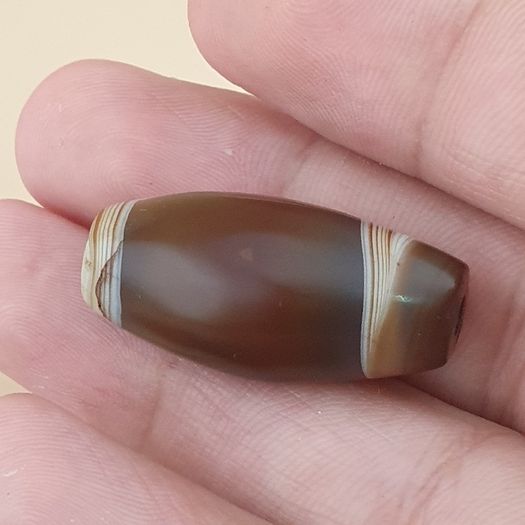 Vintage Yemeni Suliemani Natural Eye Agate Bead Amulet