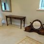 Four poster carved Indonesian bed super king incl bedside tables and dresser Image 10