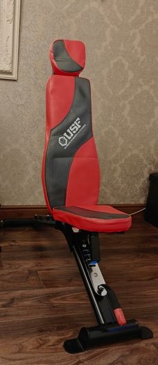 weight bench & plates