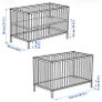 Ikea Sniglar Baby Cot Image 2