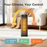 Heater, 2000W PTC Electric Heater with 4 Modes, Energy-Saving-ECO-Mode, 90 Oscillation, 24H Timer, Remote Control, Quiet& Powerful Fan Heater Image 6