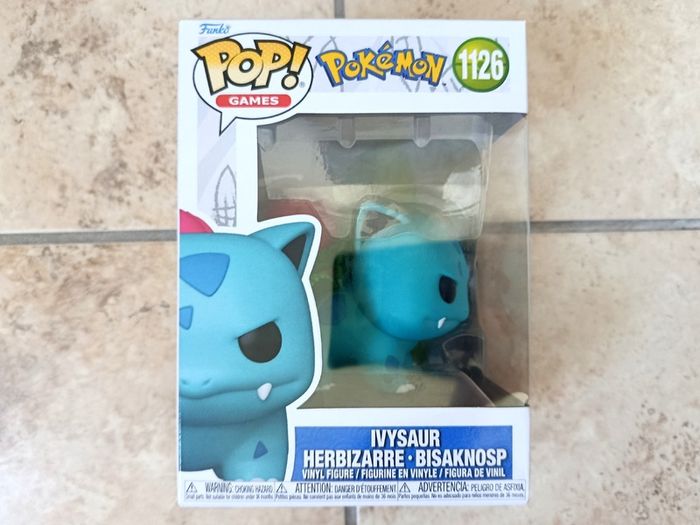 Funko Pop Pokemon Ivysaur # 1126 (Stage Bulbasar Venusaur) Vinyl Figure 10cm New