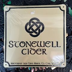 Brand New Stonewell Cider Tin Sign