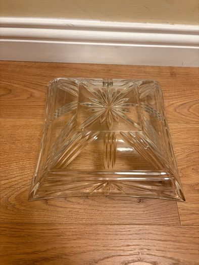 2 x Marquis by Waterford crystal square 10 inch low Bowl