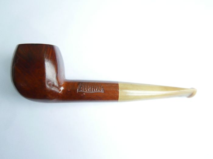 Vintage Alpina Horn Stem Pot Estate Pipe