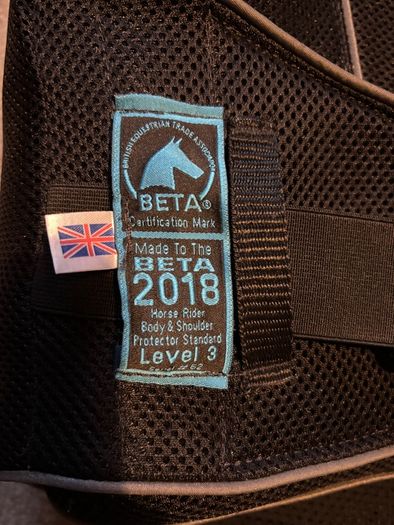 Horse riding back protector