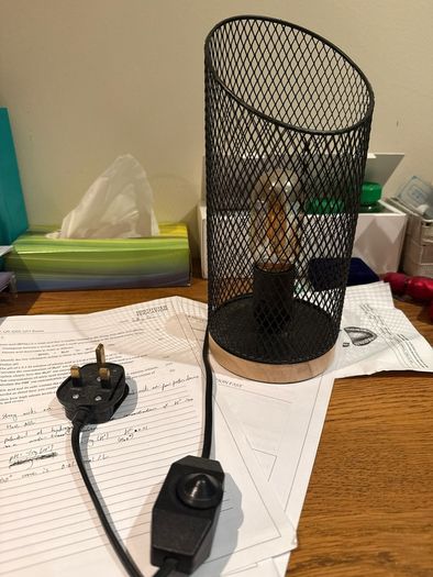 Dimmable Industrial Metal Mesh Lamp