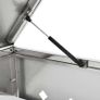 Triple Wheelie Bin Shed 240 L Stainless Steel Image 8