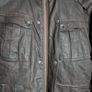 Pepe Jeans Jackdaw Jacket Olive Mens L Coated Utility Field Coat Padded Image 5