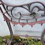 Pair cast iron children's bench ends Image 2