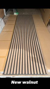 Acoustic slat wall panels