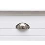 Writing Desk White 110x45x76 cm Wood Image 7
