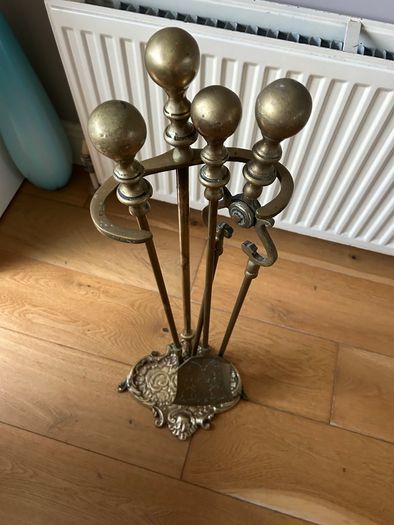 Vintage Brass Companion Set