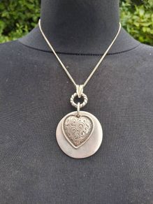 Double Pendant Sterling Silver Set (26 grams)