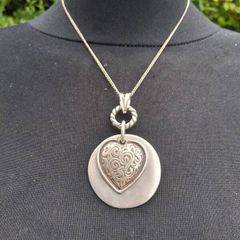 Double Pendant Sterling Silver Set (26 grams)