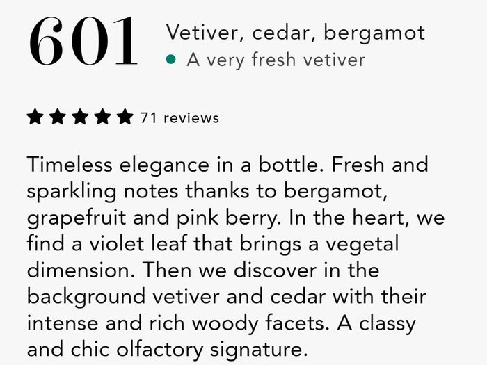 Bon parfumeur 601 30ml