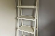 Contemporary ladder shelving unit