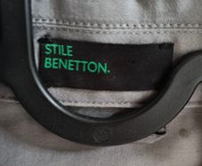 Benetton spring cotton jacket grey