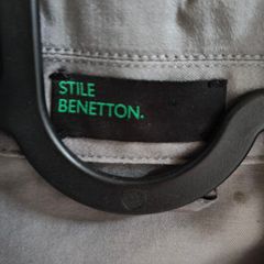 Benetton spring cotton jacket grey