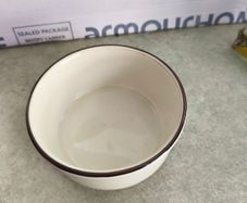 Kerry Ironstone , Celtic , Rimmed Soup Bowl, Blue Band w/Brown Trim , Ireland