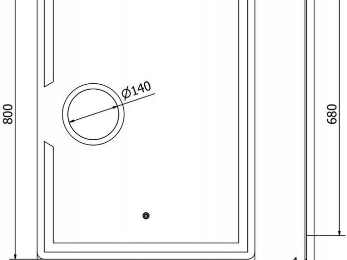 LED Bathroom Mirror Makeup Demister