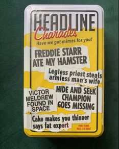 Brand New Unopened Headline Charades game