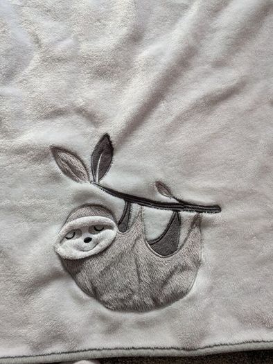 sloth baby blanket