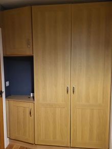 Double fitted wardrobe