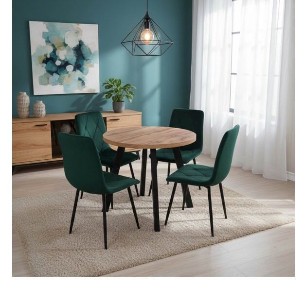 Arvian Extendable Round Dining Table 80-130cm