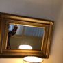 Big very old rectangular gilt framed mirror Image 2
