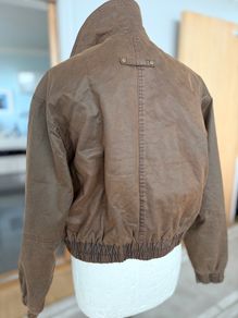 Brown bomber jacket
