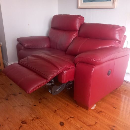 Leather recliners.