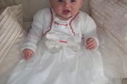 Flower girl dress&amp;cardigan